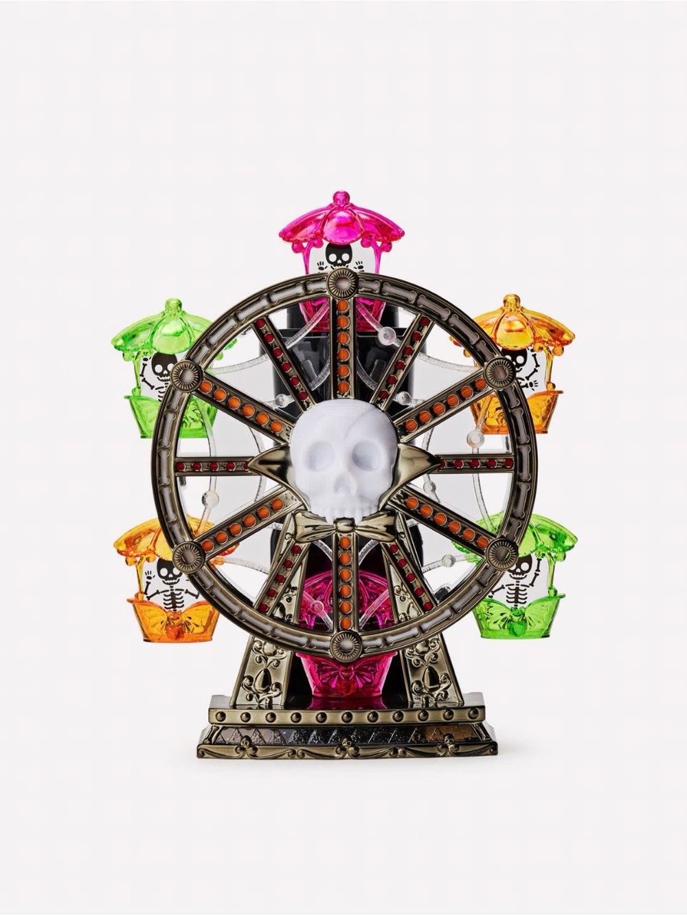 NWT White Barn Neon Spooky Ferris Wheel Wallflowers Plug